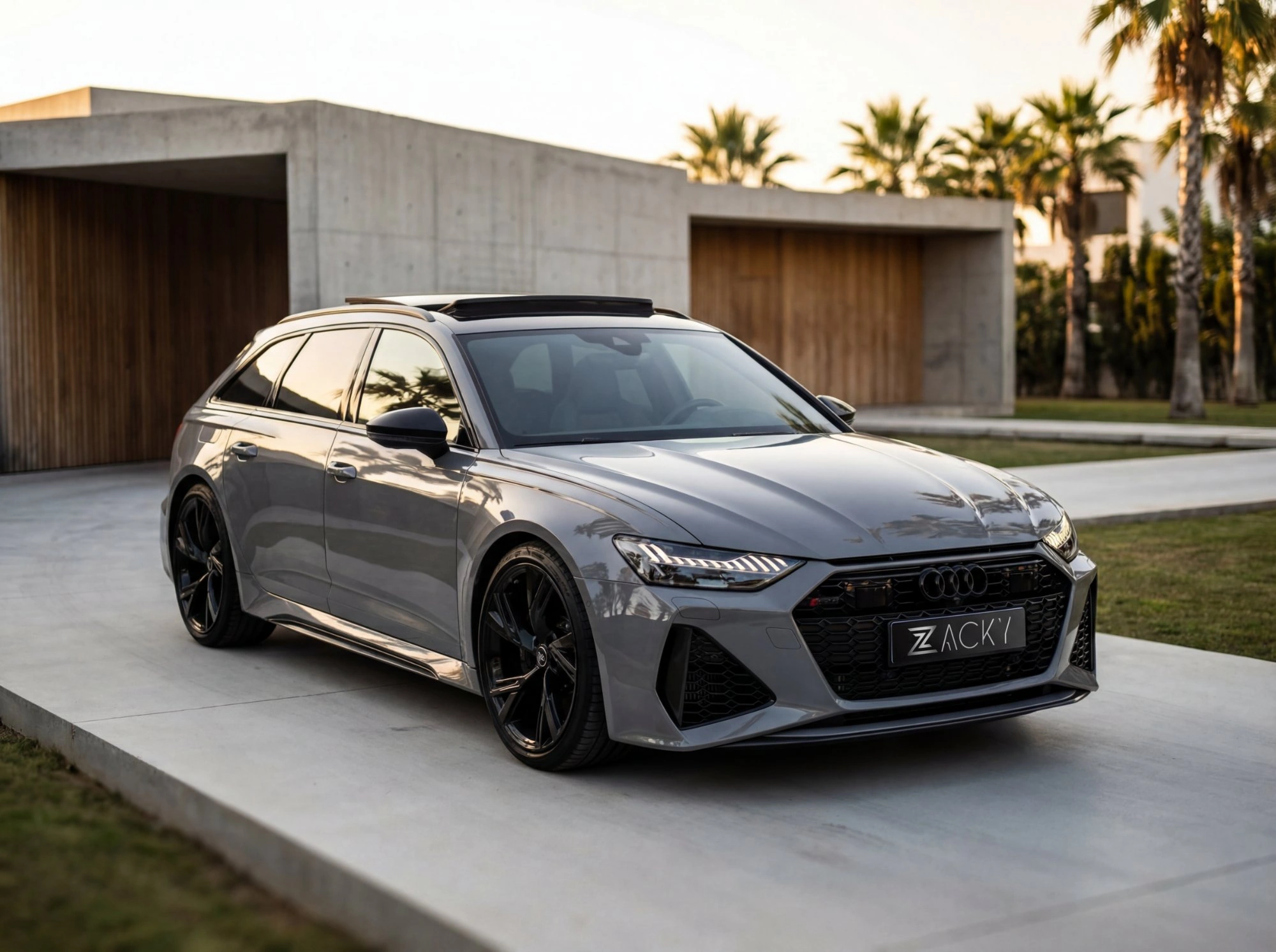 Audi RS6 in Nardo Grey van ZACKY